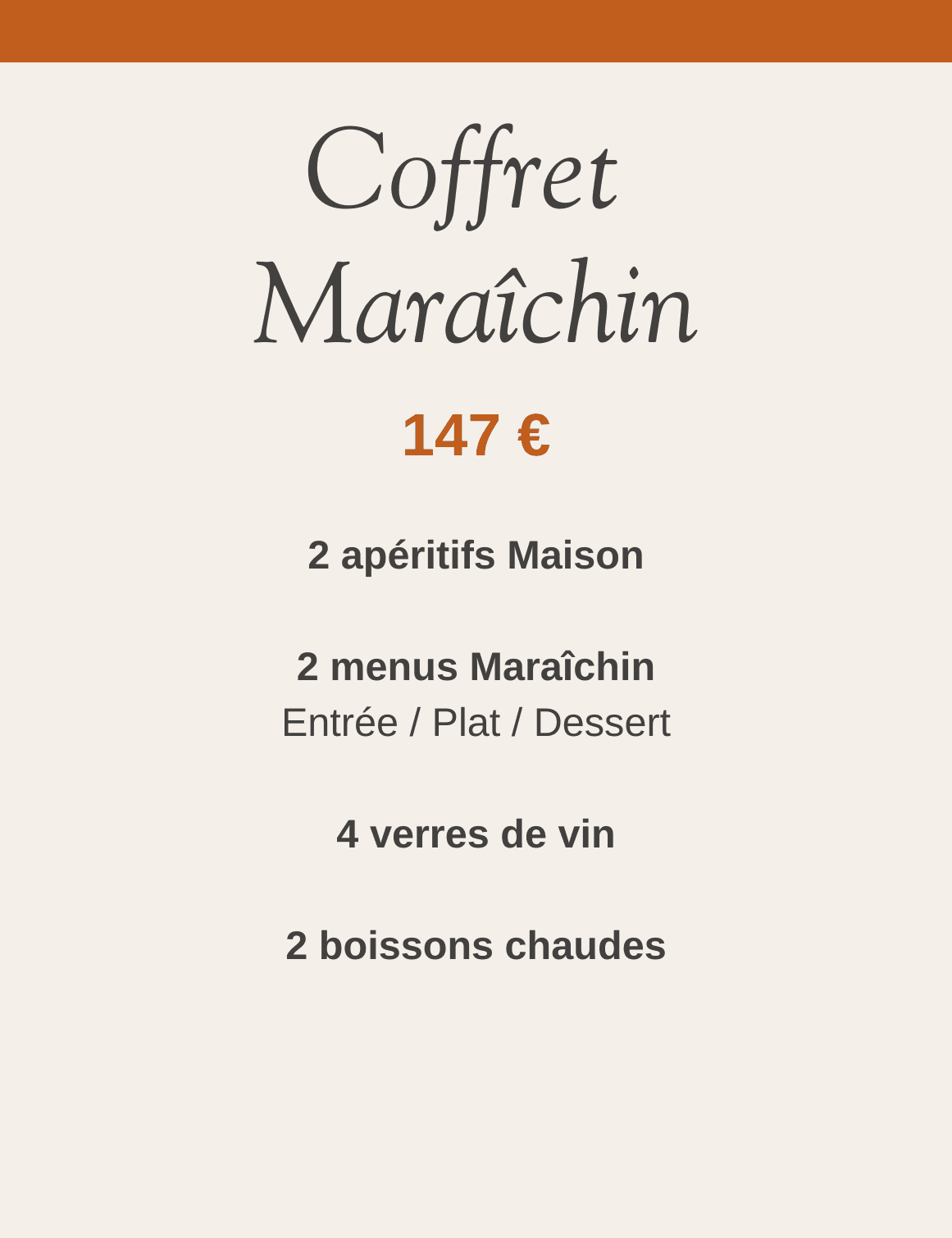 Coffret maraichin