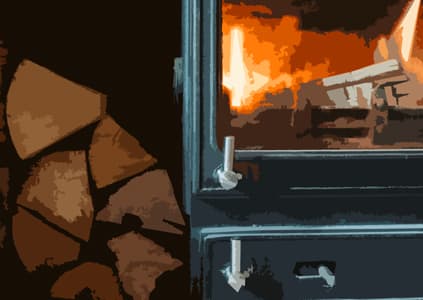 Feu de cheminée